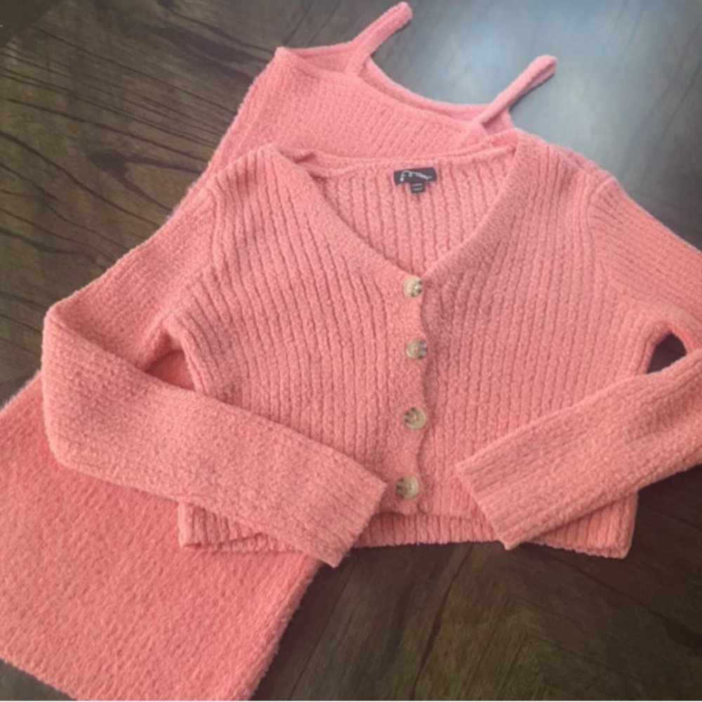 Coral two- piece dress